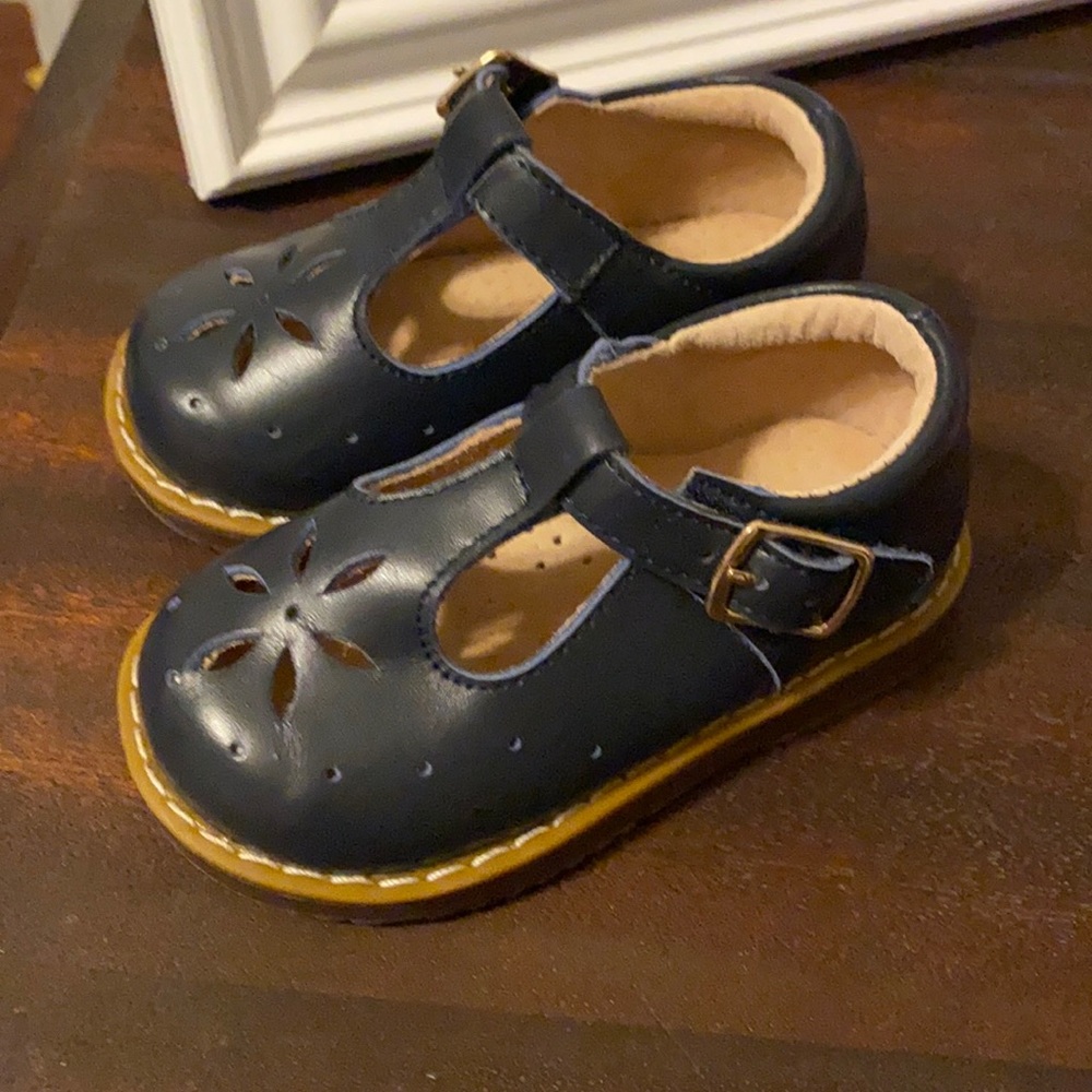 Toddler Navy Shrimp and Grits size 6 Mary Janes